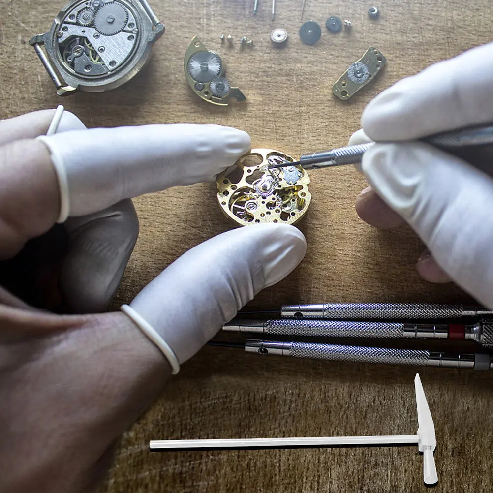 4 قطع من المطرقة المعدنية المصنوعة من سبائك الزنك والحديد وقبضة مريحة ومقبض نحيف ومزيل وصلة حزام الساعة من الفولاذ المقاوم للصدأ #2