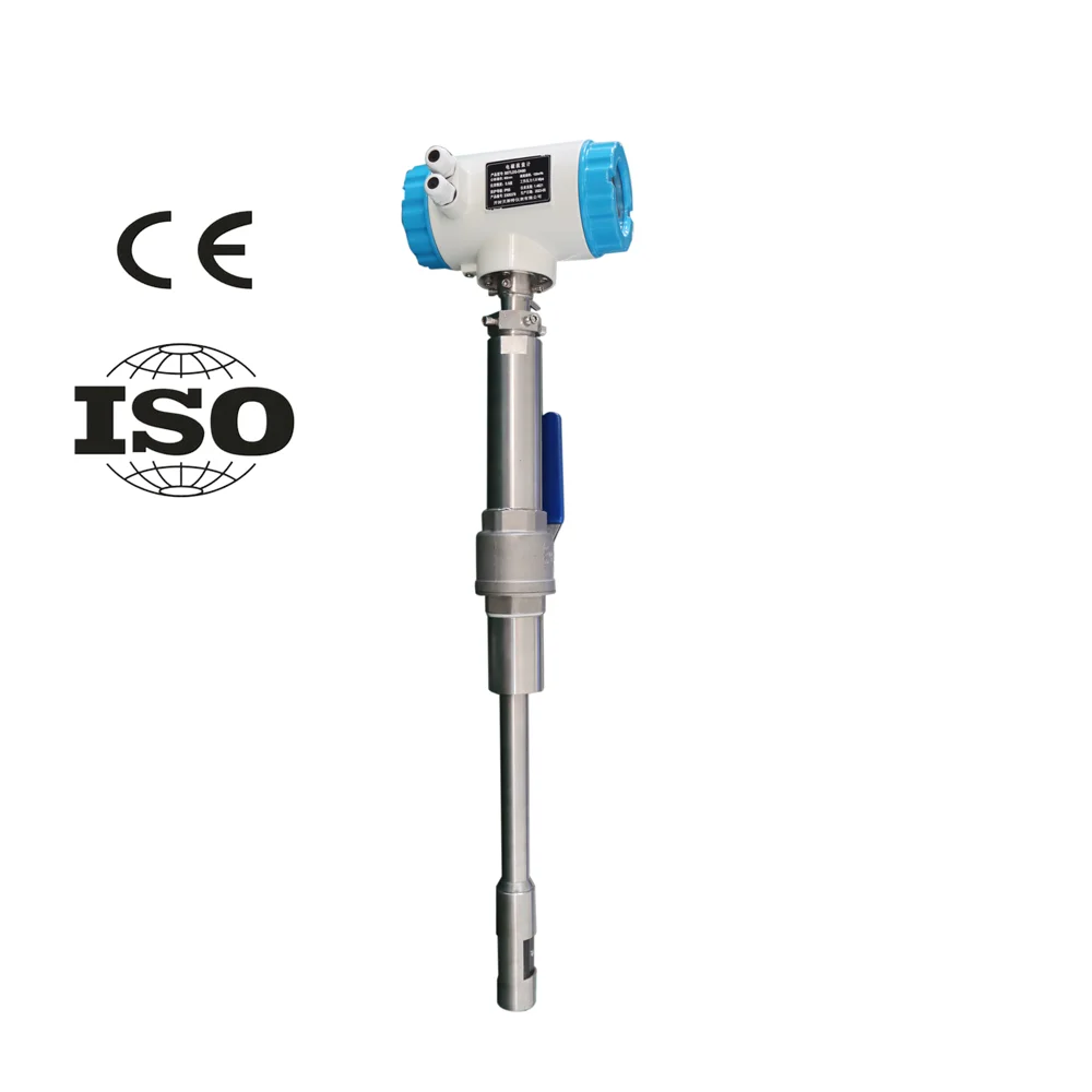 مقياس التدفق من نوع الإدخال الصناعي لزيت الماء والسوائل الكيميائية مقياس الجريان الكهرومغناطيسي للإدراج الرقمي