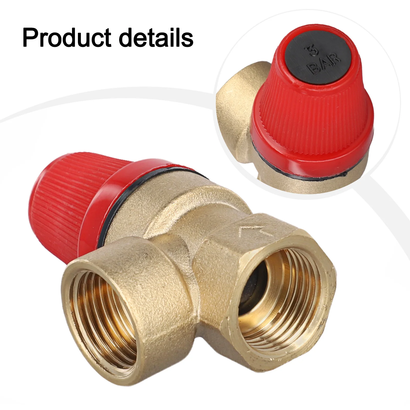 Sophisticated Design Brass Safety Valve Utilizing a Strong Diaphragm Mechanism for Effective Pressure Management