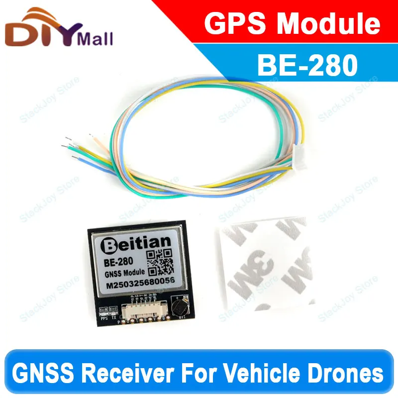 Beitian BE-280 GPS Integrated Module With Antenna M10050 Chip GNSS Ultra-Low Power Receiver For Drone FPV RC Vehicle DIY Project