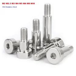 M2 M2.5 M3 M4 M5 M6 M8 M10 304 Stainless Steel Hexagon Socket Roller Bearing Contour Shoulder Screws Bolts