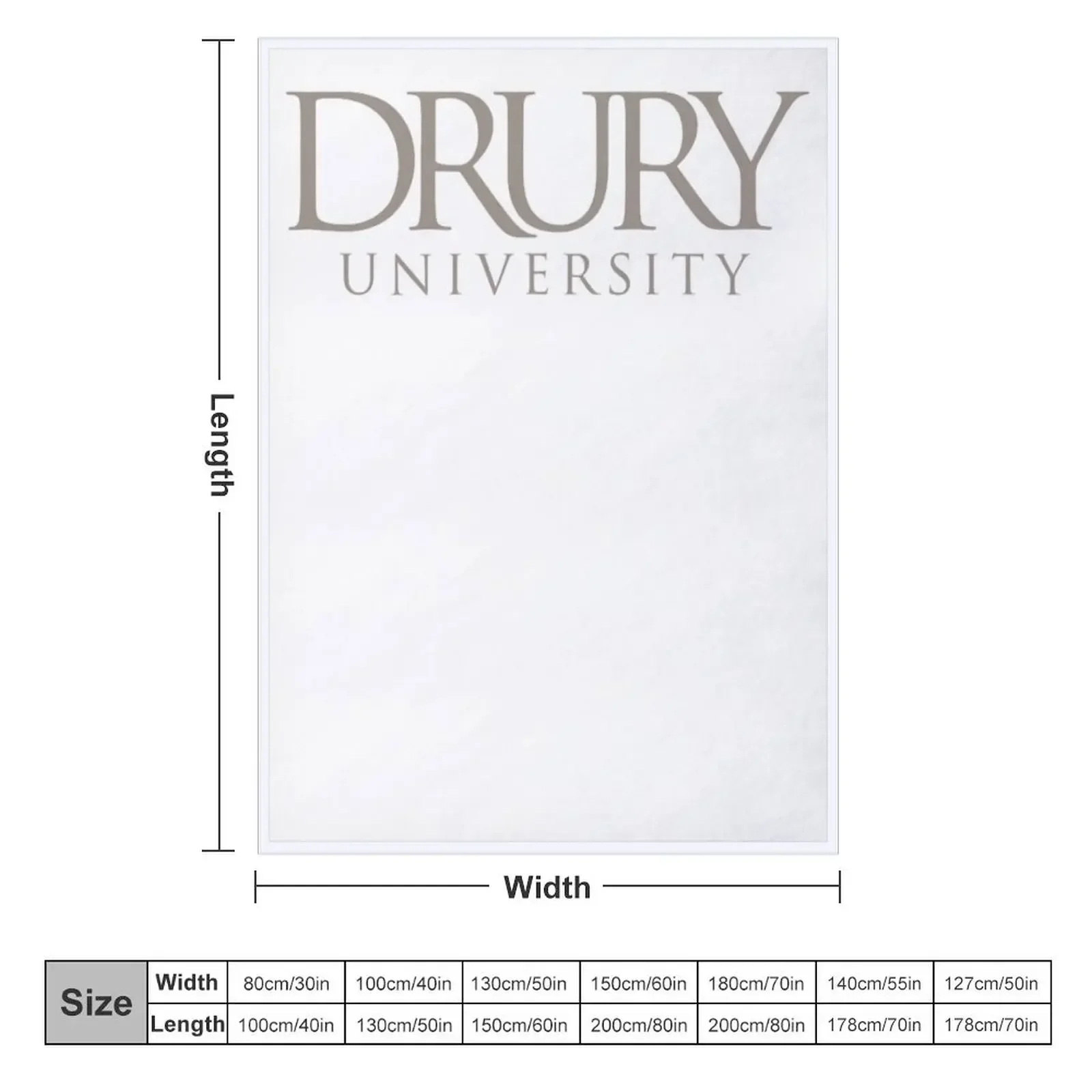 Drury University Classic Throw Blanket Thermal Multi-Purpose Thin Cute Blankets