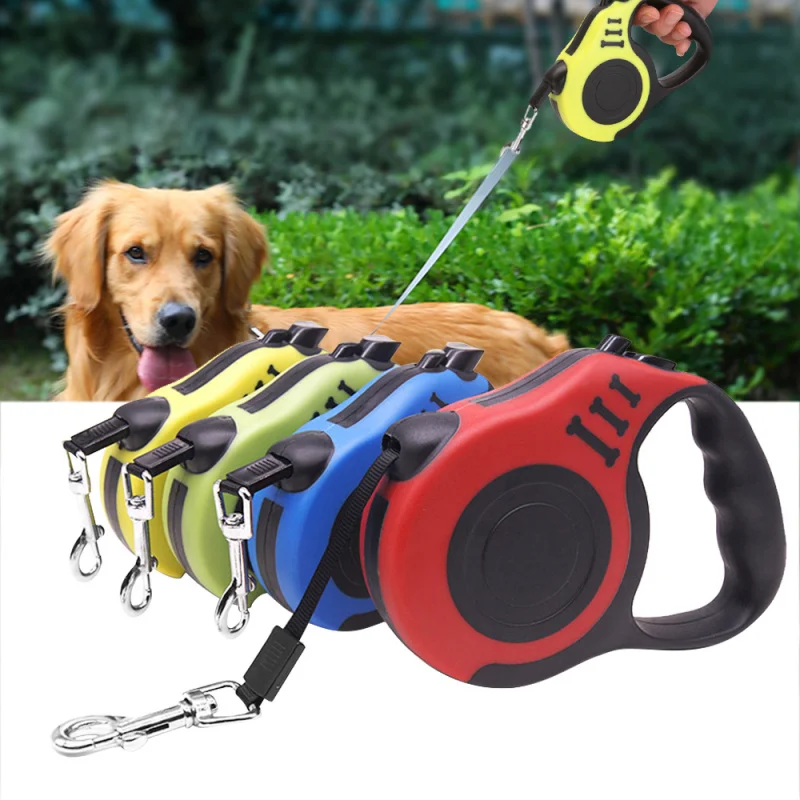 

Factory Direct Sale 3m/5m Walking Rope Pet Traction Rope Automatically Pet Retractable Leash for Small Dogs