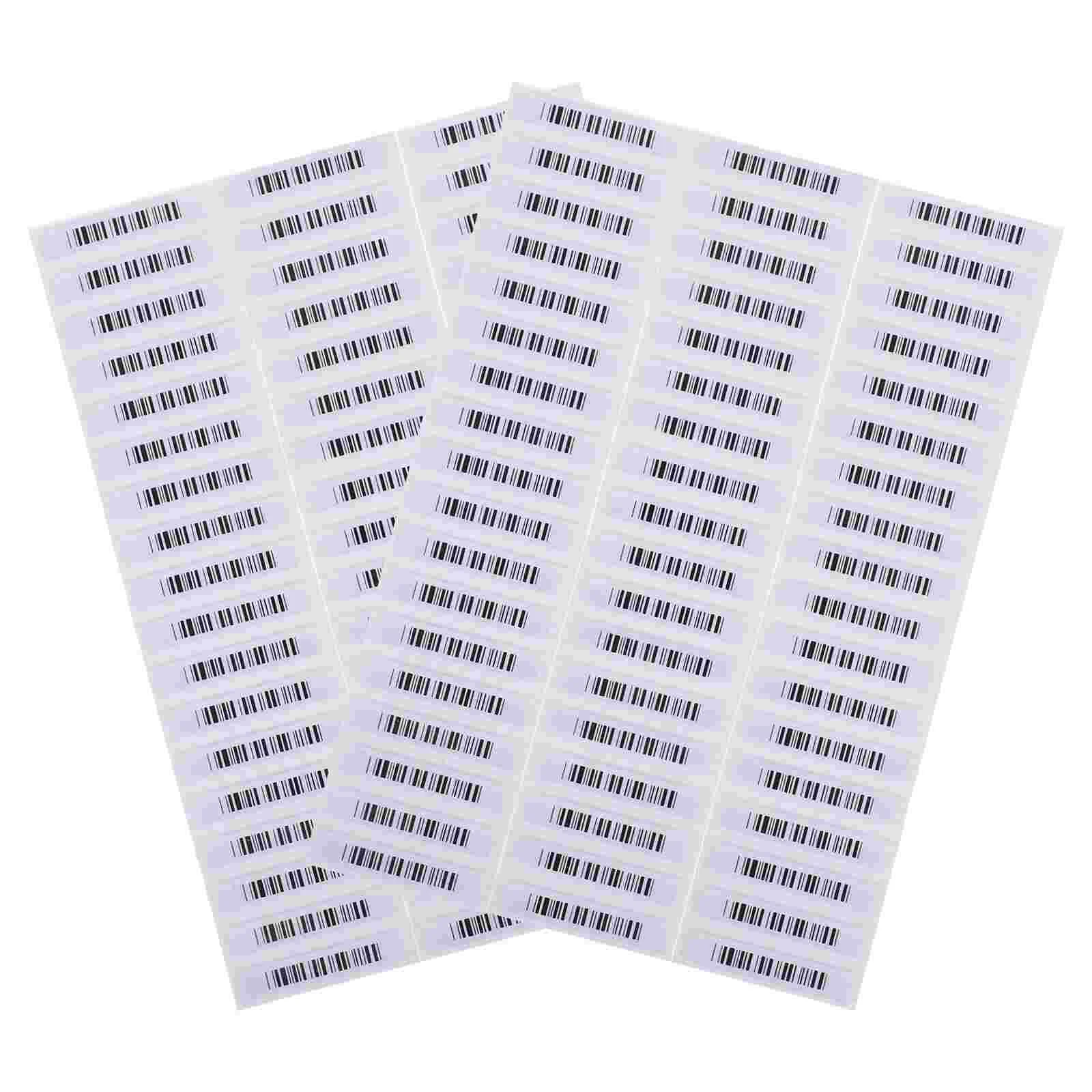 108 Pcs Magnetic Stripe Label Acoustomagnetic Anti-theft Tag Tags 450X100X020CM Plastic Commodity