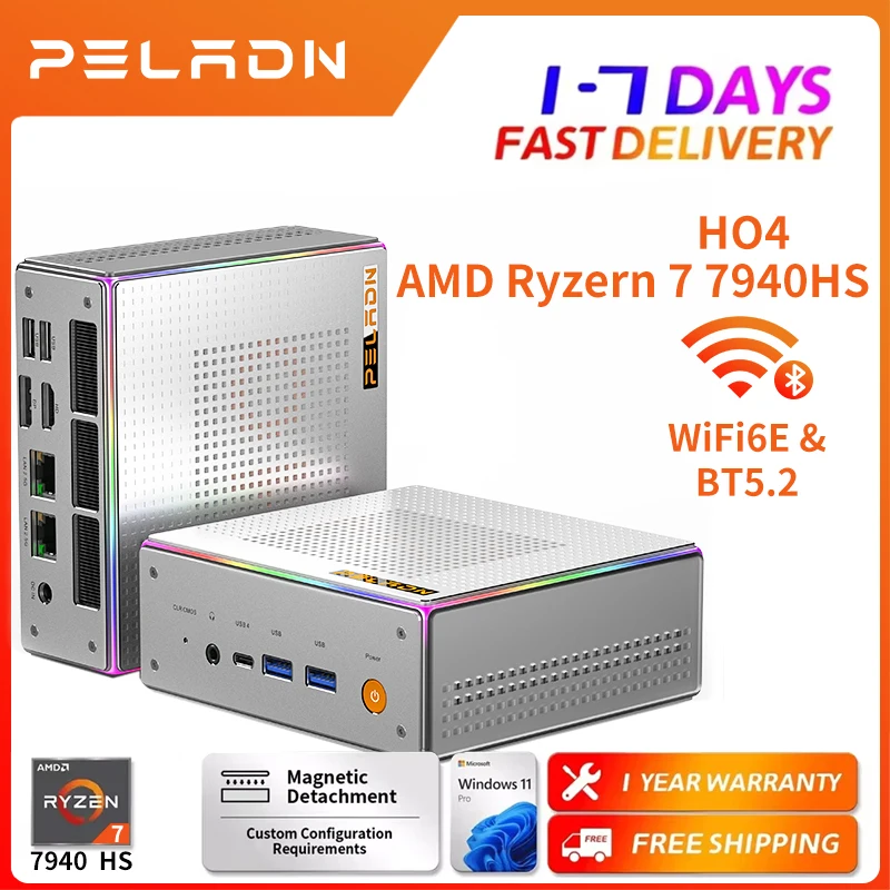Mini PC Peladn Ryzen 9 7940HS