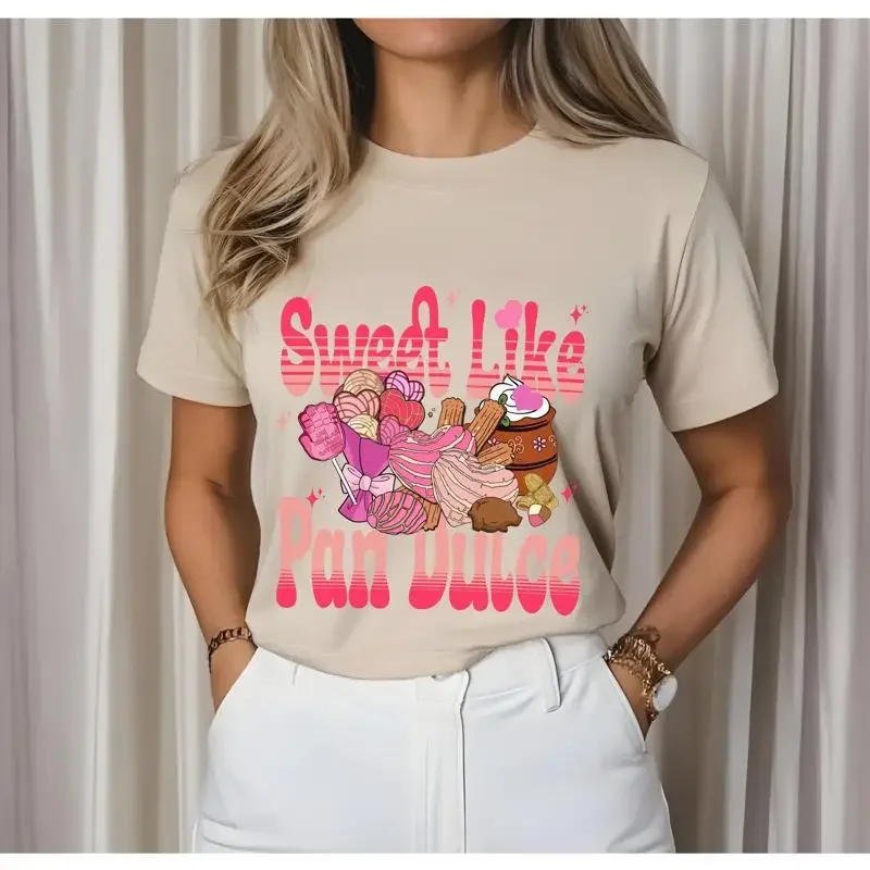 Camiseta Softstyle para Amantes del Pan Dulce, Conchas, Pan Dulce Mexicano, San Valentín, Hispano