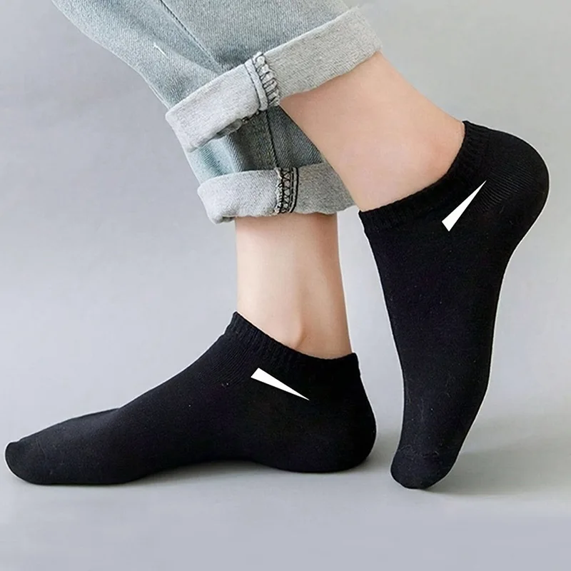 10/20 Pairs Men Women's Low-Cut Ankle Socks - Soft Lightweight Breathable No-Show Athletic Socks for Sports & Casual Wear, Soli view 4