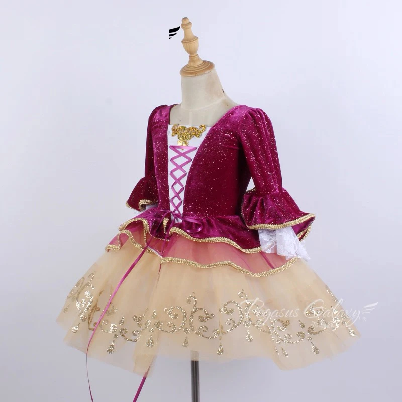 الباليه تنورة رقص الخريف/الشتاء الوافدين الجدد أداء الباليه سوان توتو الرقص ارتداء الأطفال الباليه المنافسة تنورة رقص