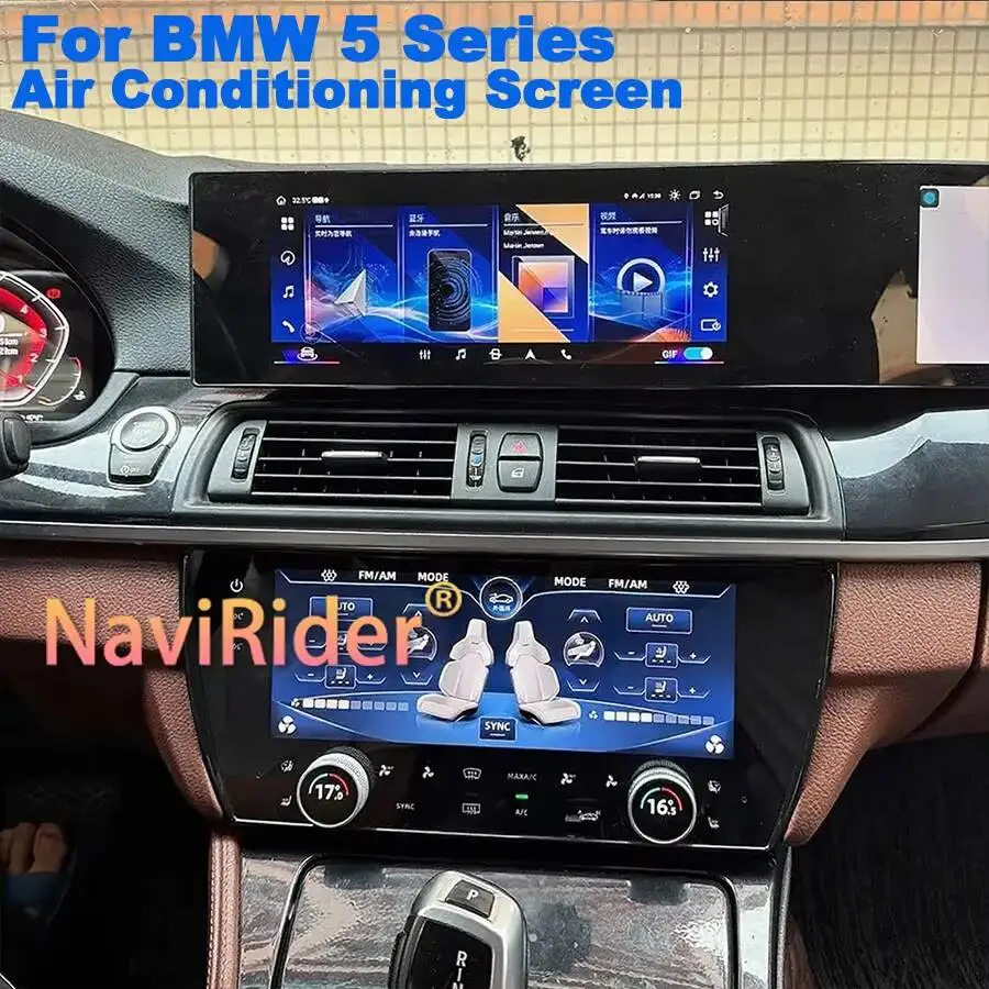 10.25 Inch Touch Screen Climate Control Panel For BMW 5 Series F10 2011-2017 Digital AC Screen Air Conditioning Upgrade