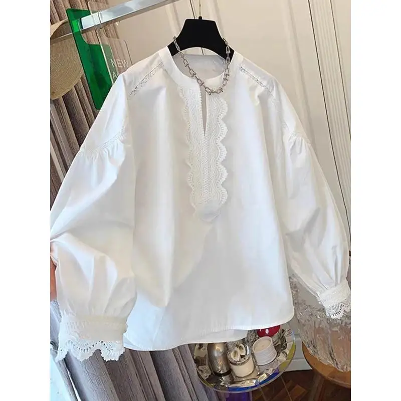 

Spring Autumn Loose Doll irt Unique Faionable Casual M irt Quali Wear Resistant Long Sve American Sle