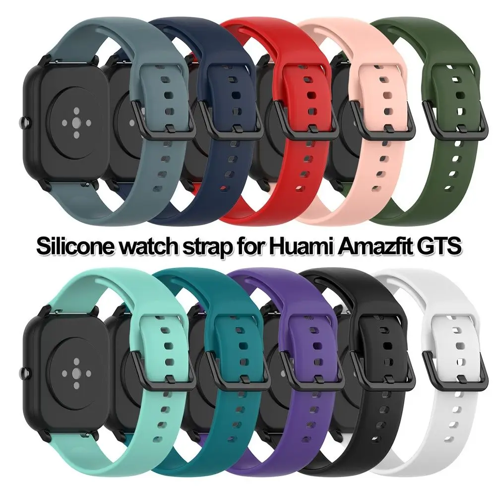 

Soft Bracelet Smart Watch accessories Silicone Replacement Watch Band Wristbands 20mm Strap For Huami Amazfit GTS