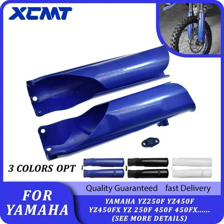 CAKEN Motorcycle Fork Protector Guard Front Shock Absorber Cover For YAMAHA YZ250F YZ450F YZ450FX YZ 250F 450F 2023 2024 Enduro