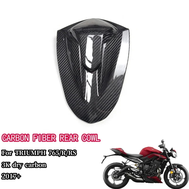 3K Dry Carbon Fiber After-Hump Suitable for Triumph 765RS 2020-2024