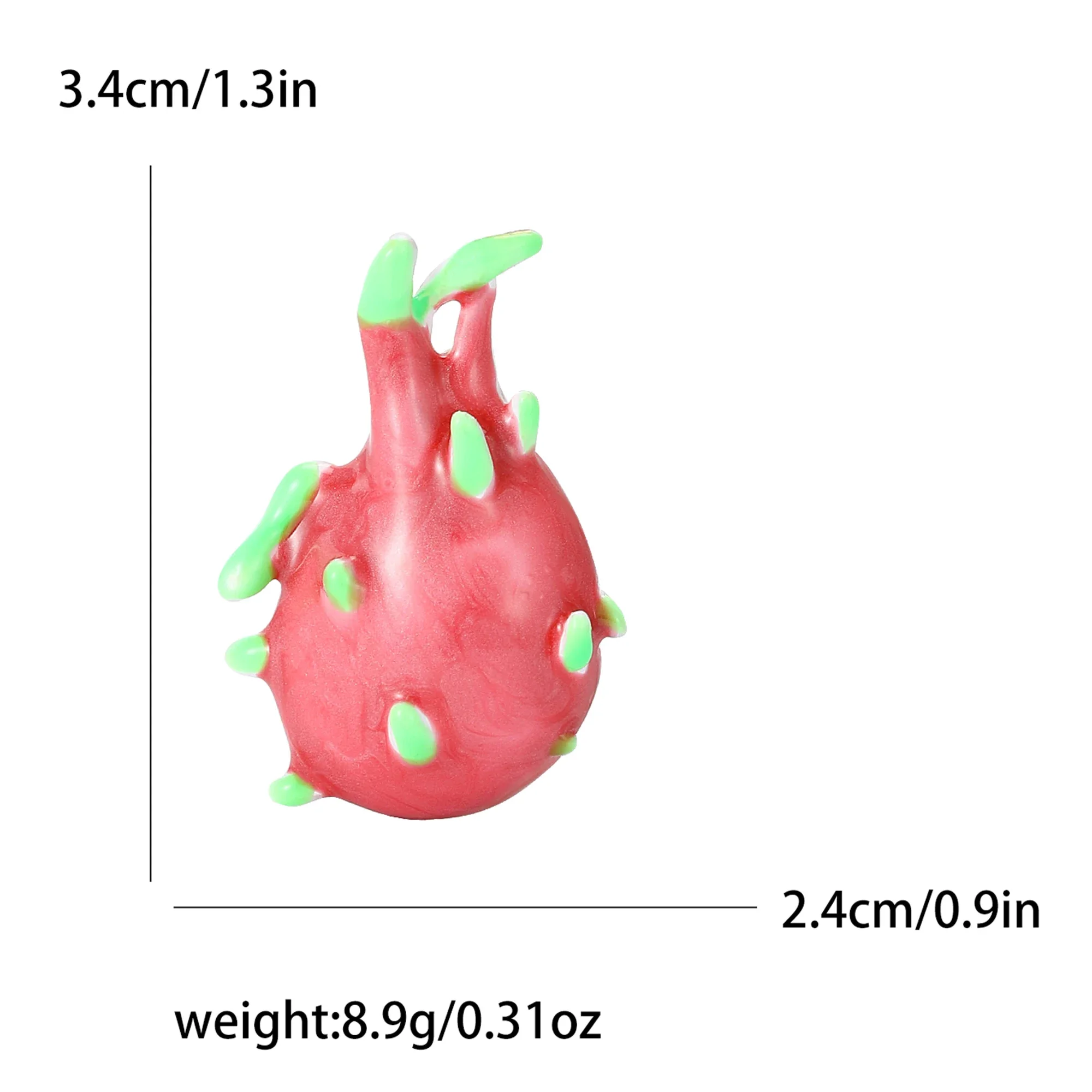 Эмалированные броши с фруктами дракона для женщин, булавки унисекс с фруктами и растениями, вечерние украшения для рюкзака, аксессуары для одежды