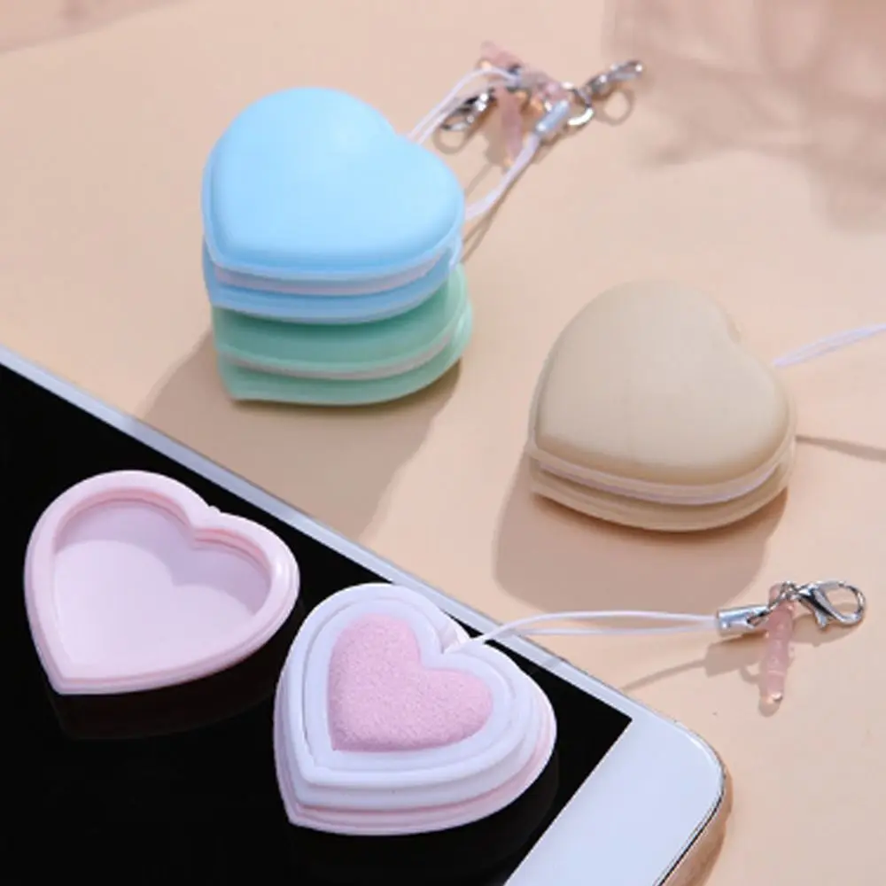 Candy Color Phone Screen Glass Cleaner Cute Heart-shaped  Mobile Phone Screen Wipe Screen Repair Tool Sponge Cleaning Tool