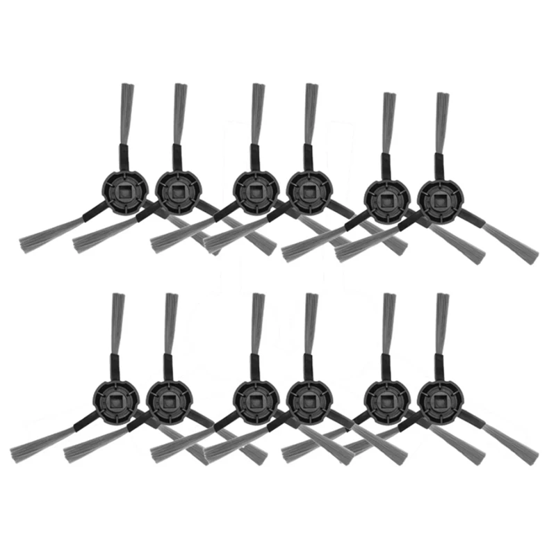 Acessório de substituição do aspirador, Escova Lateral Lavável, Dreame Bot L20 Ultra X20 Pro, 12pcs