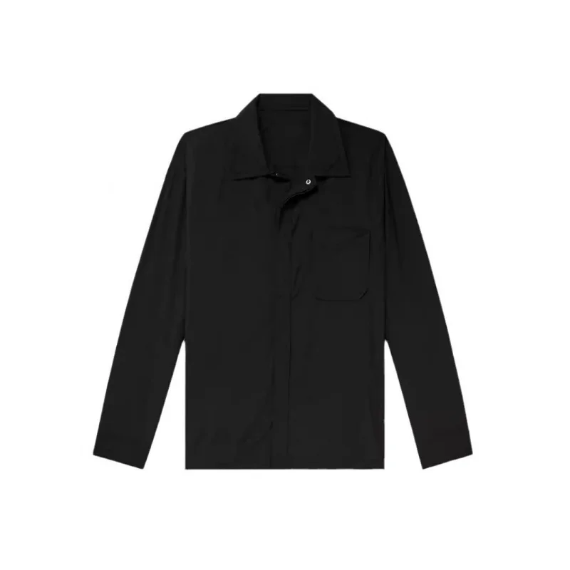 In Stock Spring and Autumn New Men's Retro Leisure Cargo Style Jacket Solid Color Coat Men's Duster