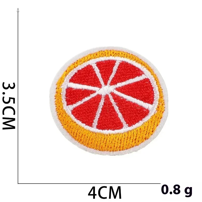 

Embroidery Cloth Stickers Cartoon Fruit Patch Stickers Strawberry Computer Embroidery Chapter Boy Ironing Letter