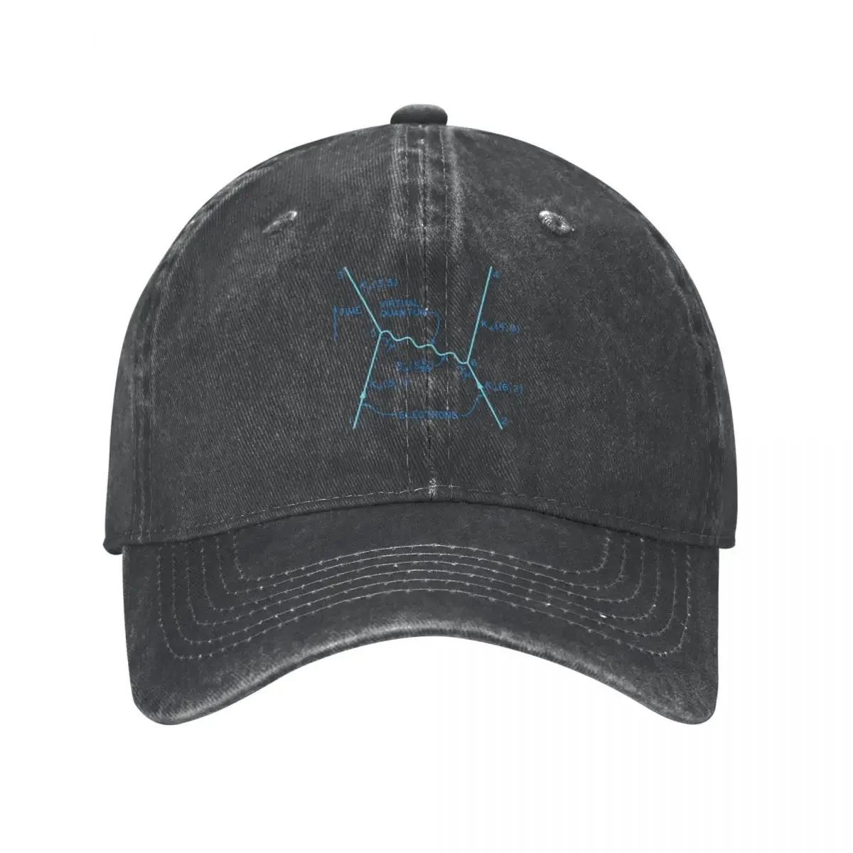 Original 1949 Feynman diagram quantum physics Cowboy Hat New In Hat hiking hat Icon Hip Hop Female Men's