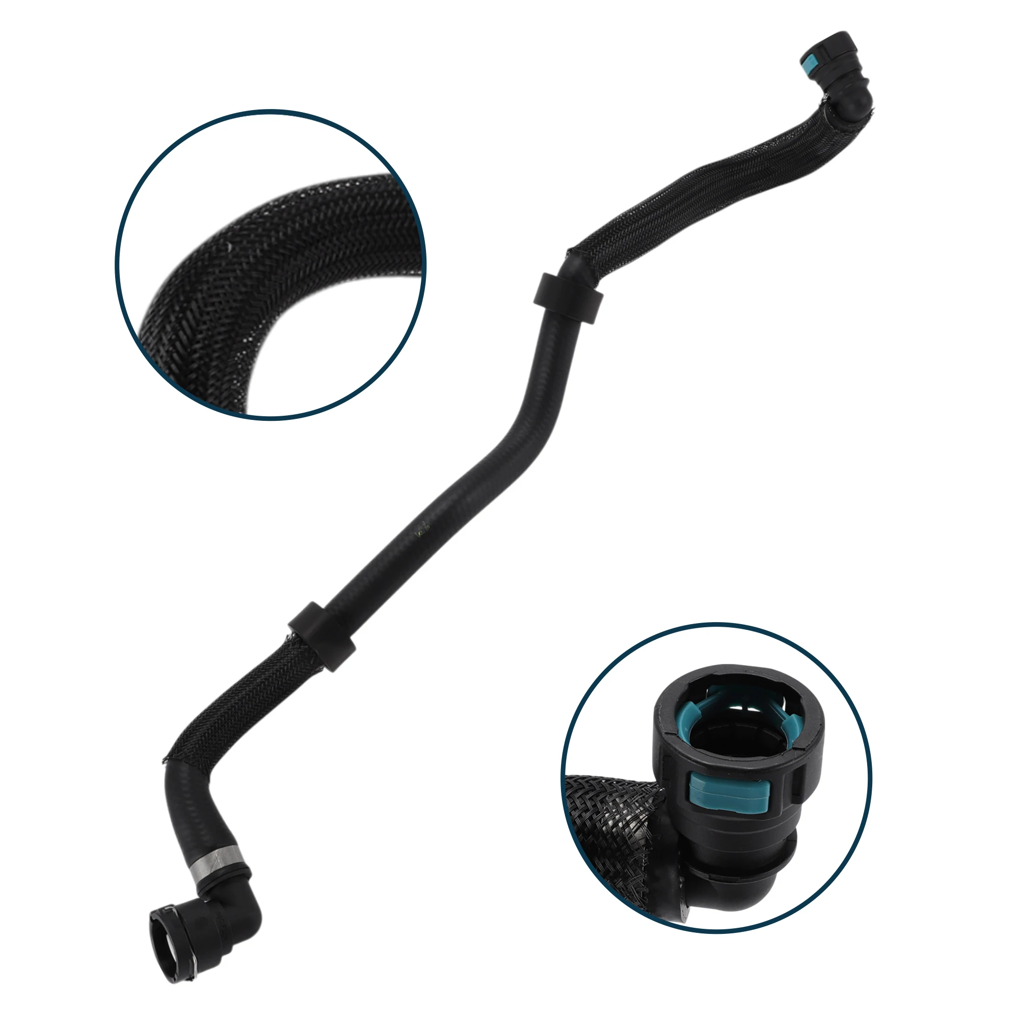 

UXCELL Radiator Hose Heater Hose No.LR094120 for Land Rover for Range Rover Evoque 2013-2019 Rubber Coolant Pipe Black 1 Pc