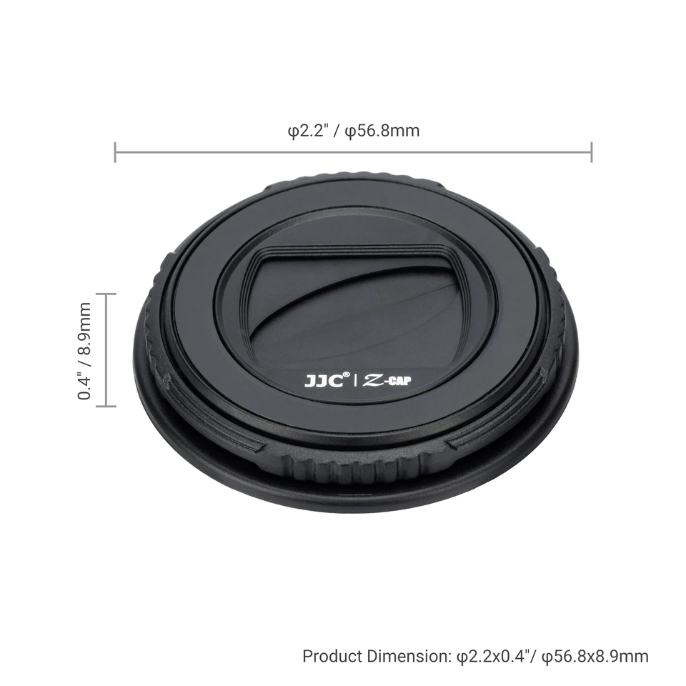 Jjc-カメラレンズキャップ保護カバー、sony ZV-1Fカメラに適しており