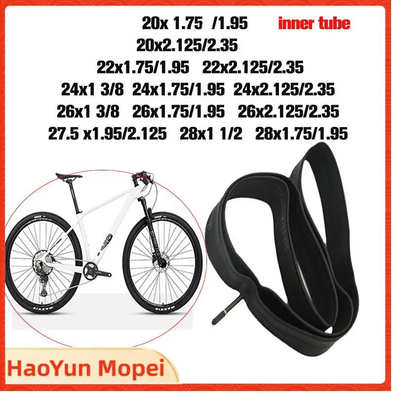 Multiple 20/22/24/26/27.5/28 inch inner tubes, suitable for various choices of electric scooters for mountain bikes