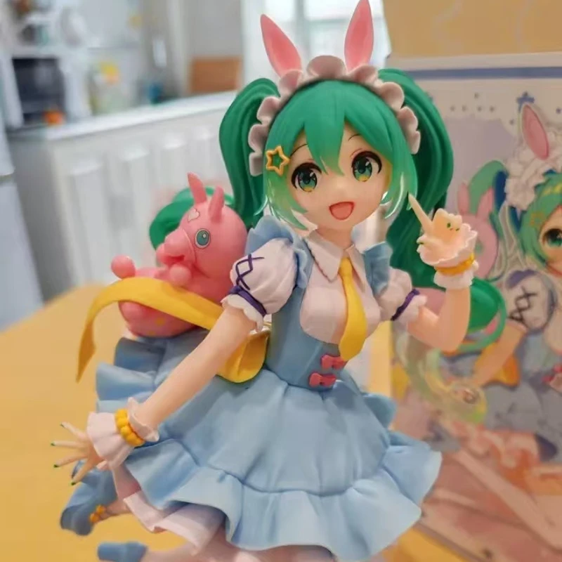 日本バンダイバンプレスト-amp-vocaloid-初音ミクロディおとぎ話ポニーアニメフィギュアデスクトップ装飾品モデル人形周辺機器