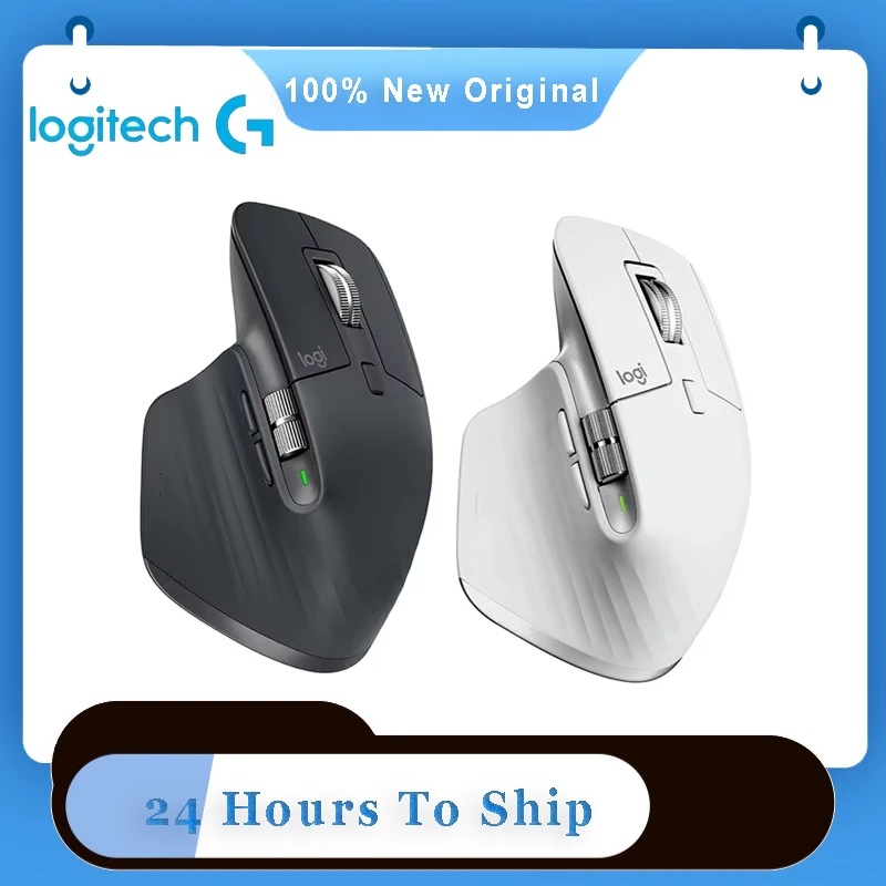 

100% оригинальная беспроводная мышь Logitech MX Master 3S, 8000 точек на дюйм, колесо прокрутки с автоматической доставкой, беспроводная Bluetooth-мышь, офисные мыши