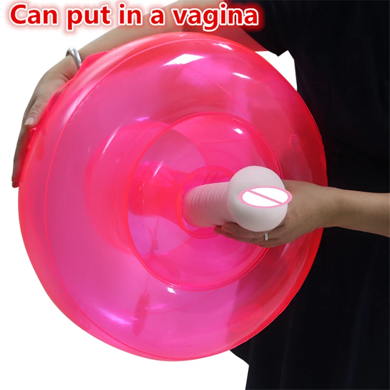 Unisex! Inflatable Round Cushion Can Put In Dildo or Vagina Easy To Store Sex Furniture Couples Flirting Adult Games 3P Sex sofa