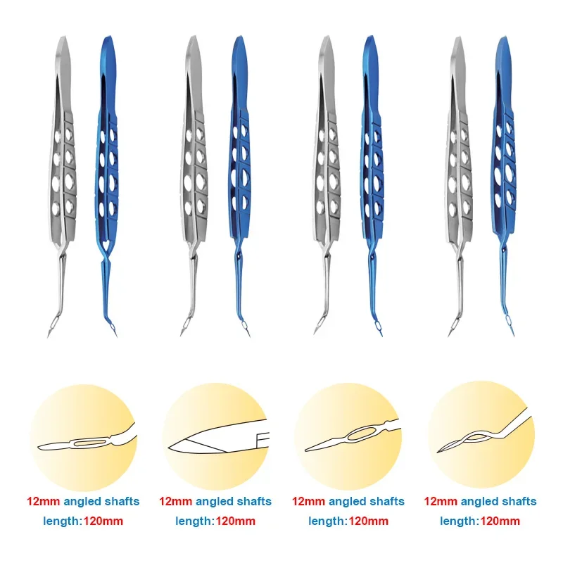 

Akahoshi Phaco Prechopper Angled Titanium Alloy/Stainless Steel Ophthalmic Instrument