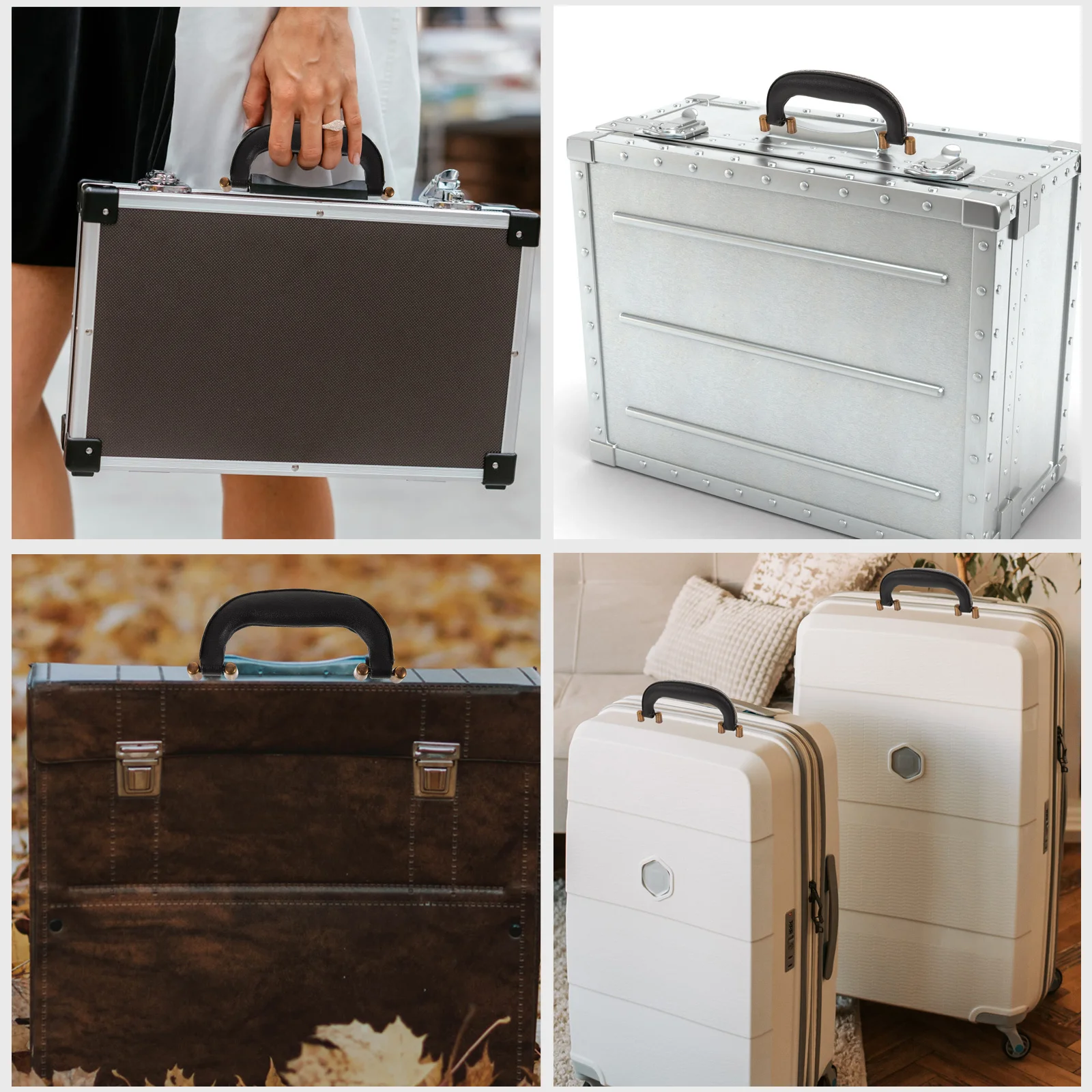 

2 Pcs Luggage Handle Grip Travel Suitcase Craft Handles Trolley Baggage Universal