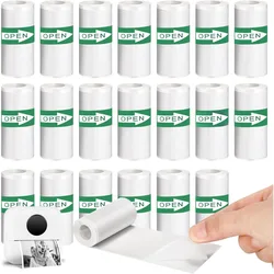 20PCS Mini Printer Paper Thermal Sticker Paper Self-adhesive Printer Paper Photo Printer Labels For Photos Notes 5.7 x 2.5cm