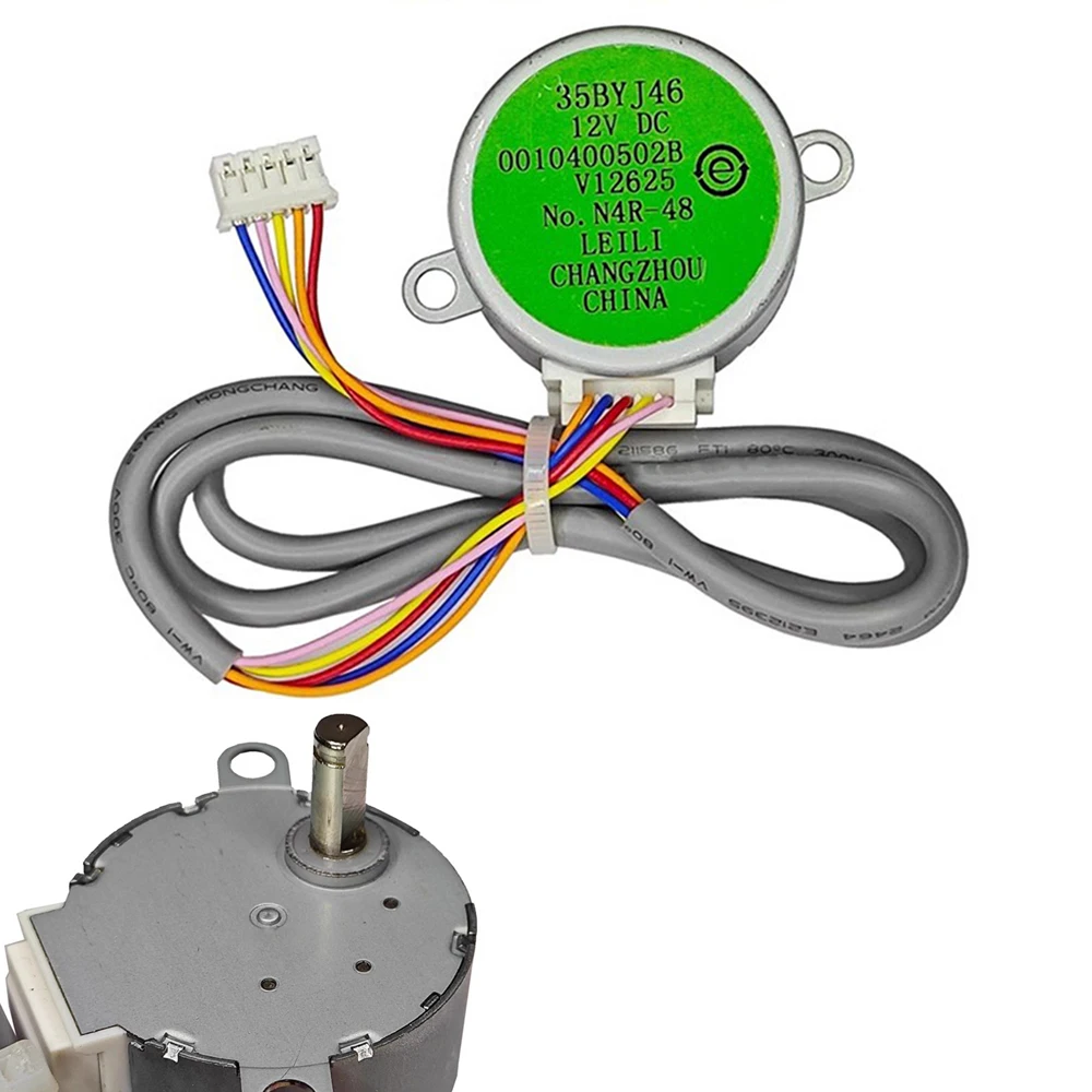 

1 PCS 12V Stepper Motor 35BYJ46 with Cable For Haier Air Conditioner Swing Blade Motor Air Conditioner Wind Sweeping Motor