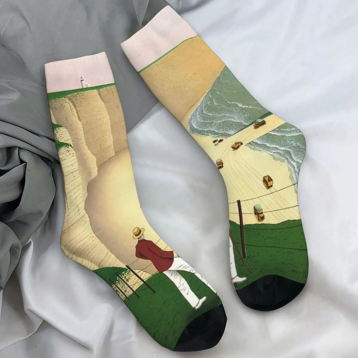 

Чулки Guy Billout Tycoon, носки для взрослых и мужчин, высококачественные носки Kawaii, зимние велосипедные противоскользящие носки на заказ, идея подарка