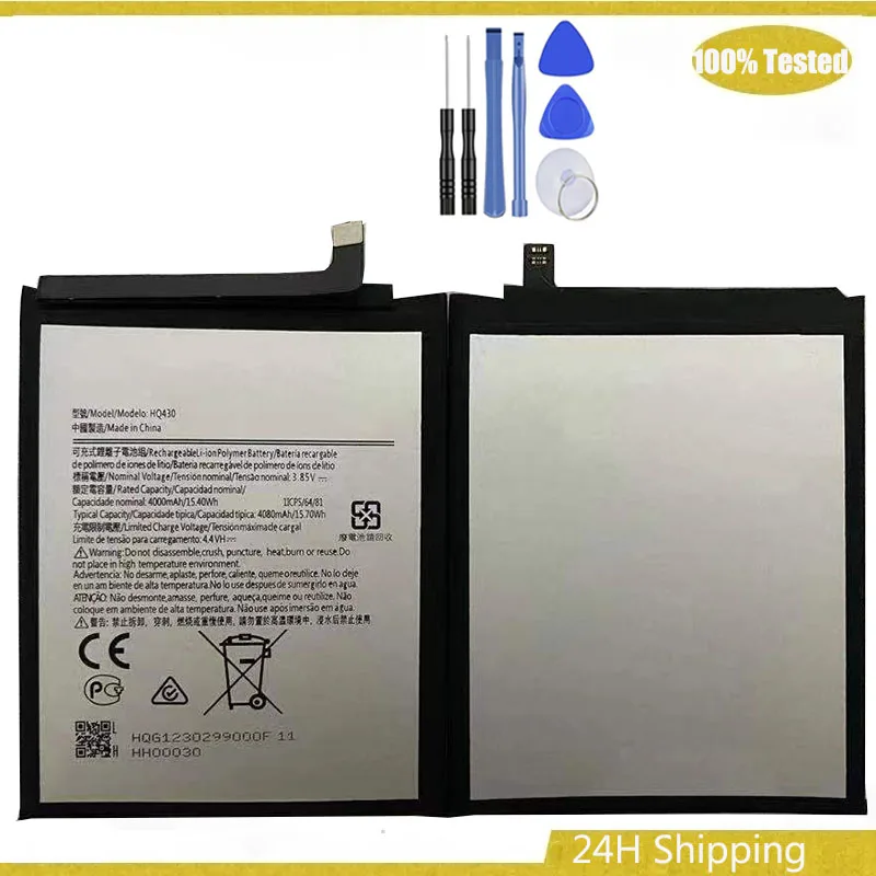 HQ430 Battery for Nokia 3.4 5.4 TA-1288 TA-1285 TA-1283 TA-1333 TA-1340 TA-1337 4000mAh 15.4Wh Moblie Phone AKKU Batteria