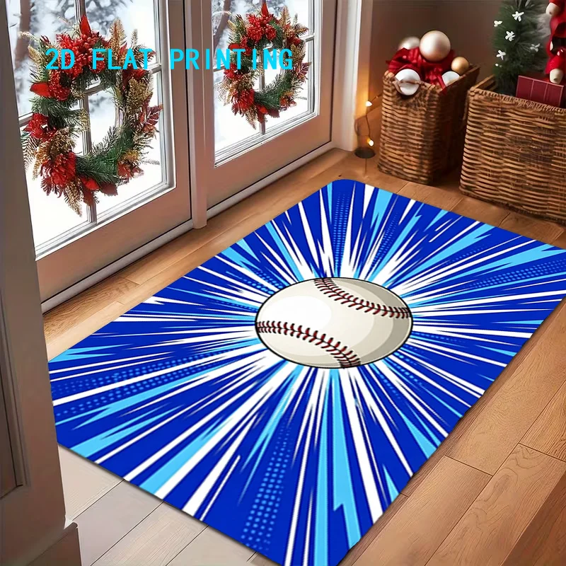 Salon Welcome Mat Black Gold Barber Scissors Rectangular Non Slip Doormat 2D Printed Rug for Hair Salon  Entrance Business Decor
