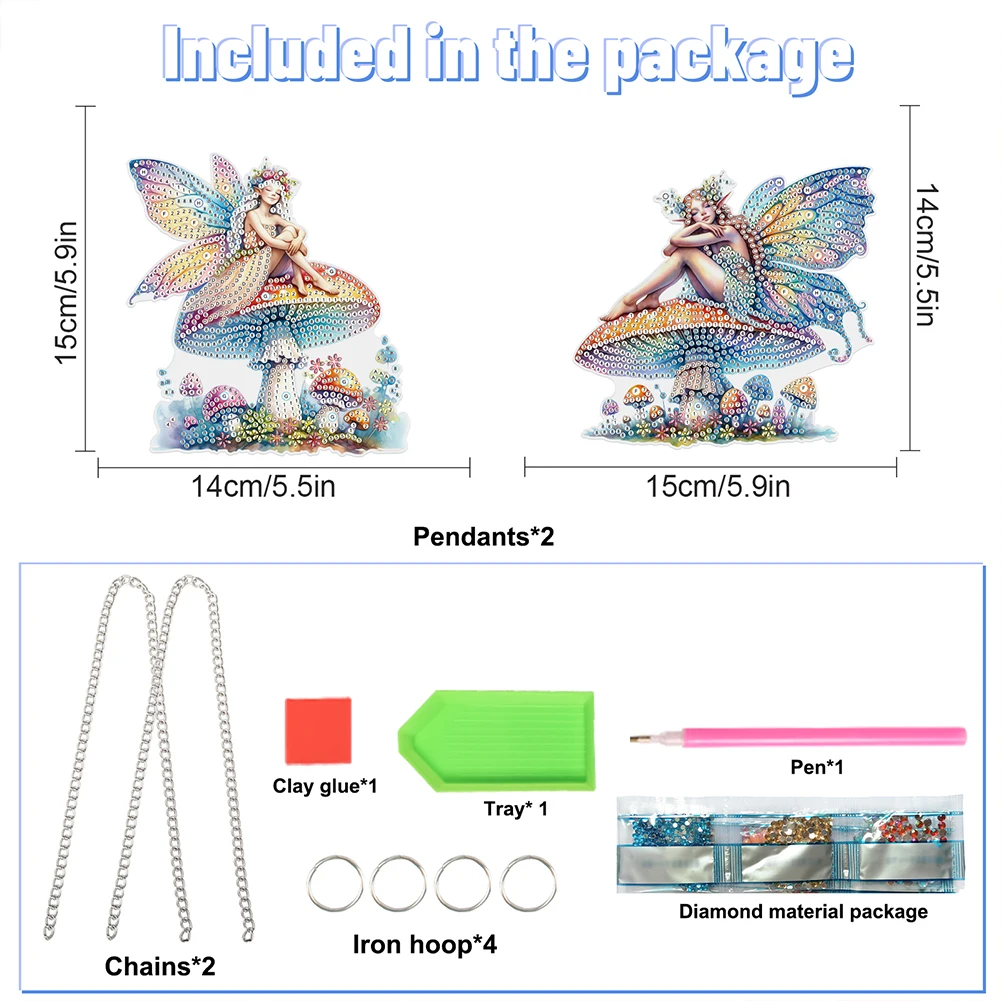 

Animal Special Shape 5D DIY Diamond Painting Dots Pendant Diamond Painting Decor DIY Diamond Art Pendant Kit for Wall Window