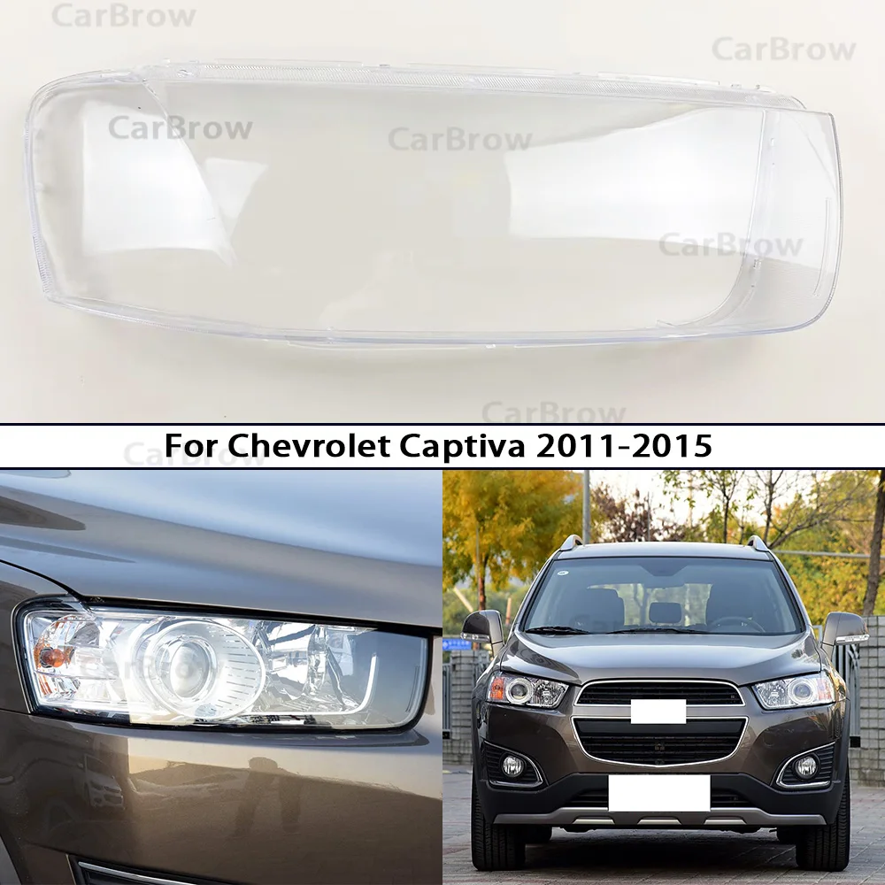 

Car Front Headlight Cover For Chevrolet Captiva 2011-2015 Auto HeadLamp Light Covers Lens Shell Assembly Transparent Lampshade