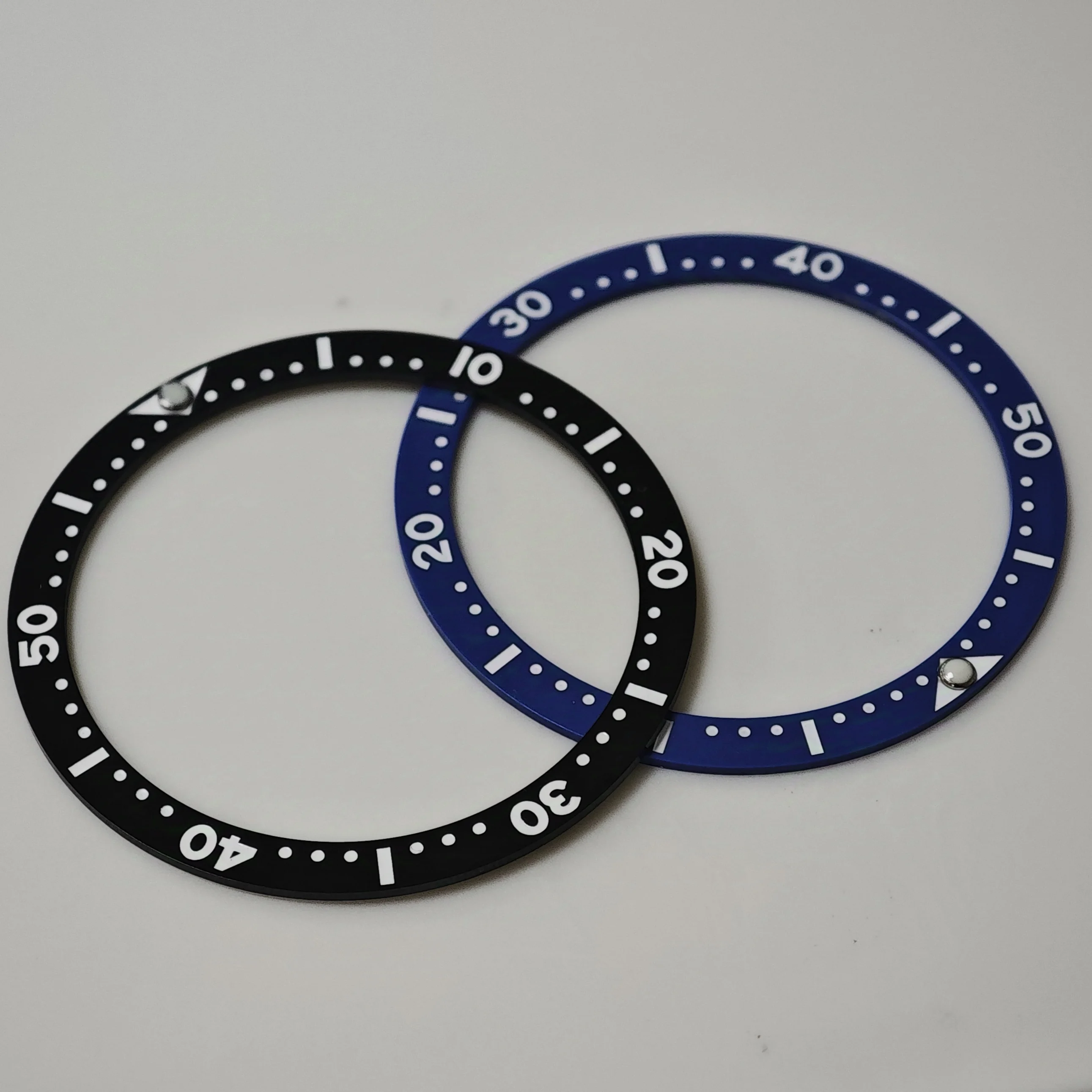 Flat 37.9mm * 31.6mm Fit for PROSPEX Tuna Ceramic Watch Bezel Insert SKX Replacement Parts Watch Accessories