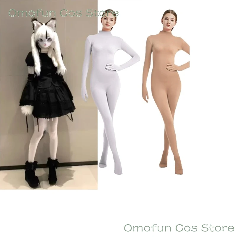 Kig Fursuit Cosplay Accessories Undershirt Adult Full Body Zentai Spandex Skin Tight Suits Halloween Party Base Layer Colorful