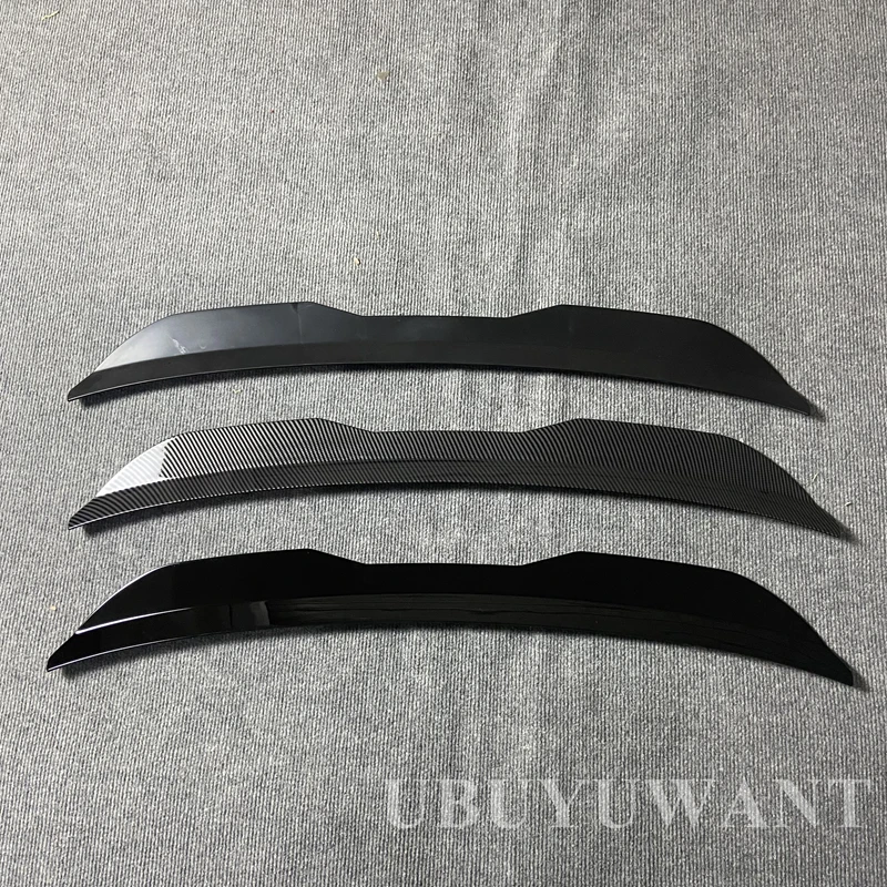 UBUYUWANT 리어 윙 스포일러, 아우디 A3 스포츠백 8P 페이스리프트 2004-2013 ABS 플라스틱 광택 블랙 자동차 윙 스포일러 A3 해치백용 썸네일 3