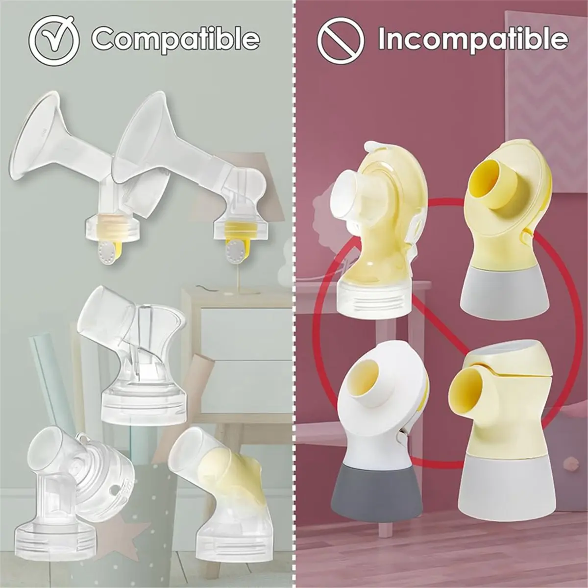 【MUST-HAVE LIST】 Membranes Valves for Breast Pump Parts Membrane Replacement Parts Accessories Pump for Symphony Harmony