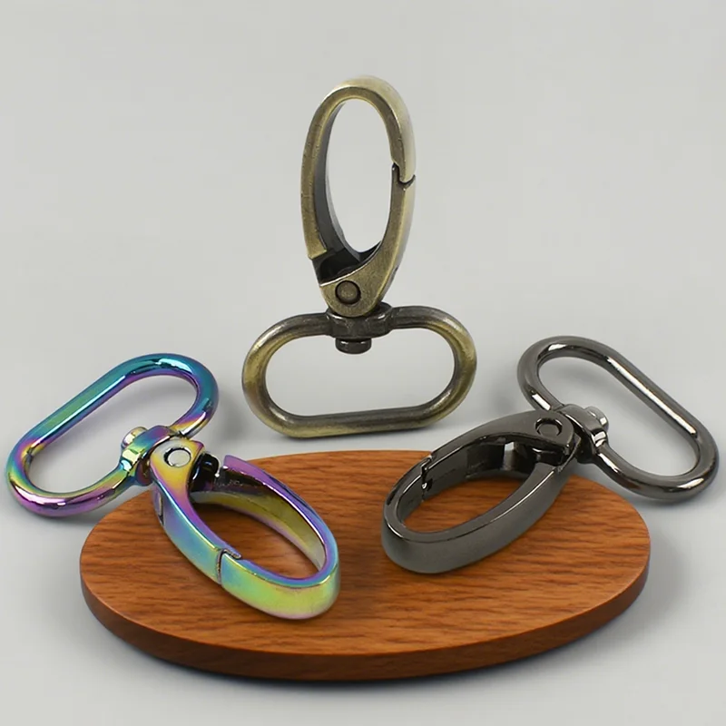

5/10/20Pcs 25mm Metal Swivel Lobster Clasps Strap Buckles Webbing Snap Hooks for Bags Handbag Hangers Keychains DIY Accessories