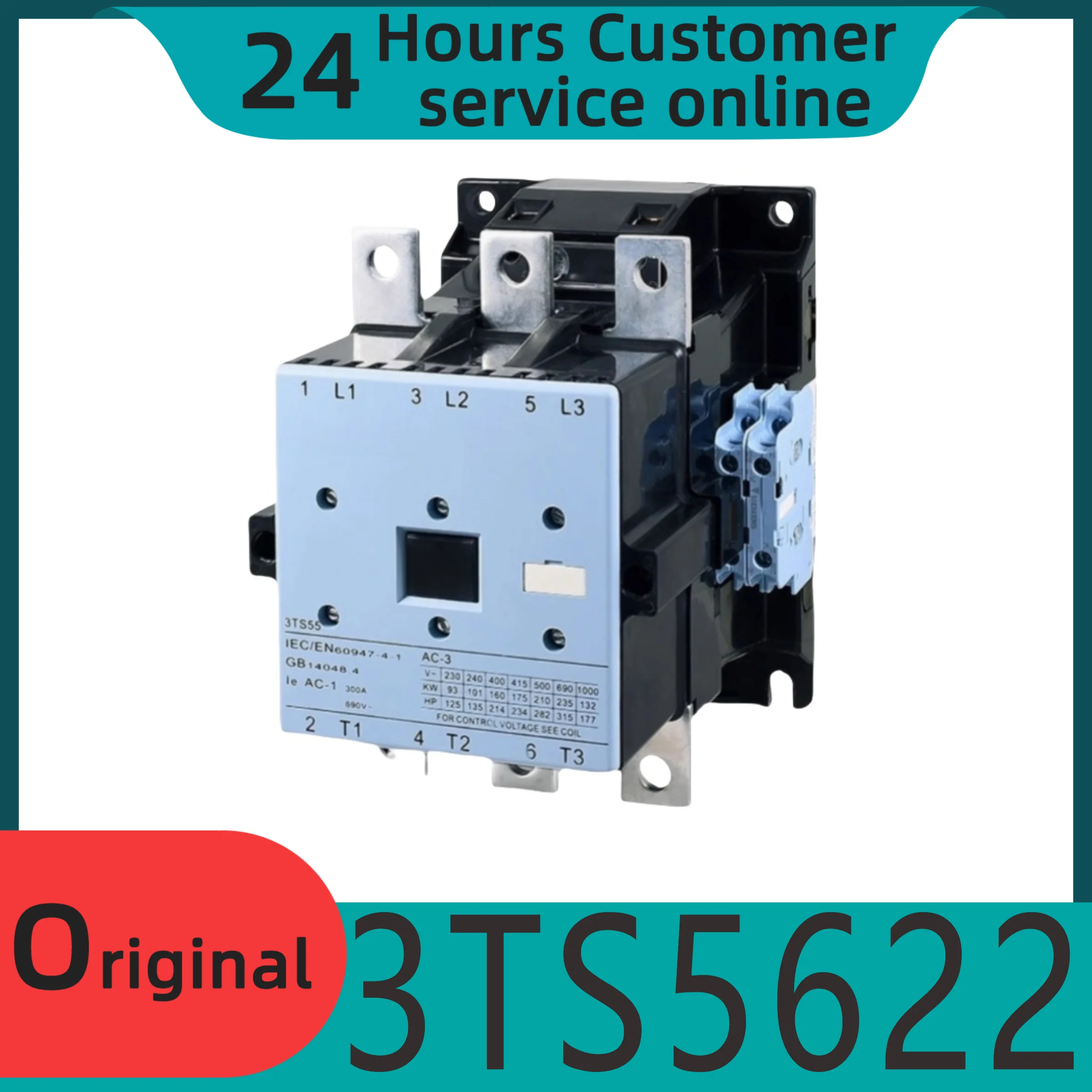

New original AC contactor 3TS5622 3TS56 22-0XN2 AC220V