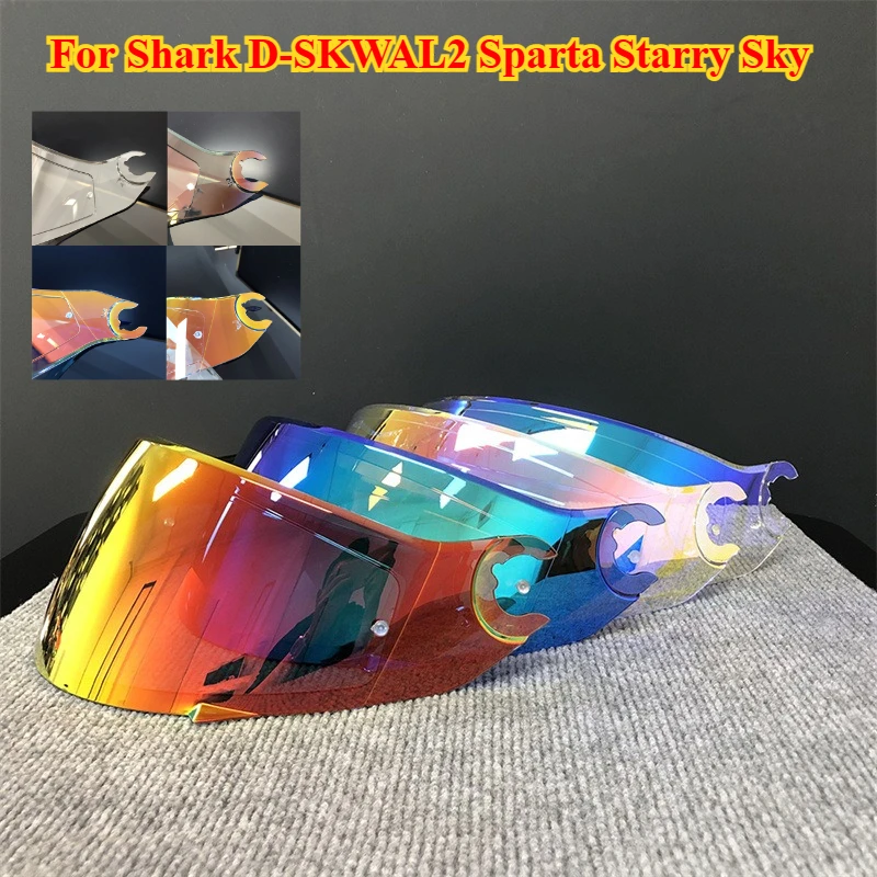 

Козырек для шлема Shark D-SKWAL2 Sparta Starry Sky, щиток для лица, козырек для лобового стекла, солнцезащитный козырек, аксессуары для шлема с защитой от УФ-лучей