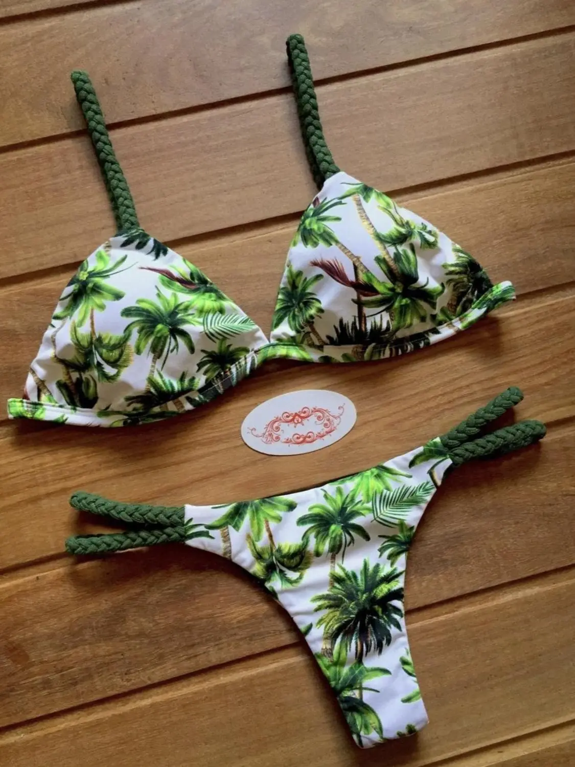 RUOTONGSEPT-Maillot de bain sexy pour femmes, micro bikini, soutien-gorge push up, ensemble deux pièces, imprimé, pour la plage, 2022