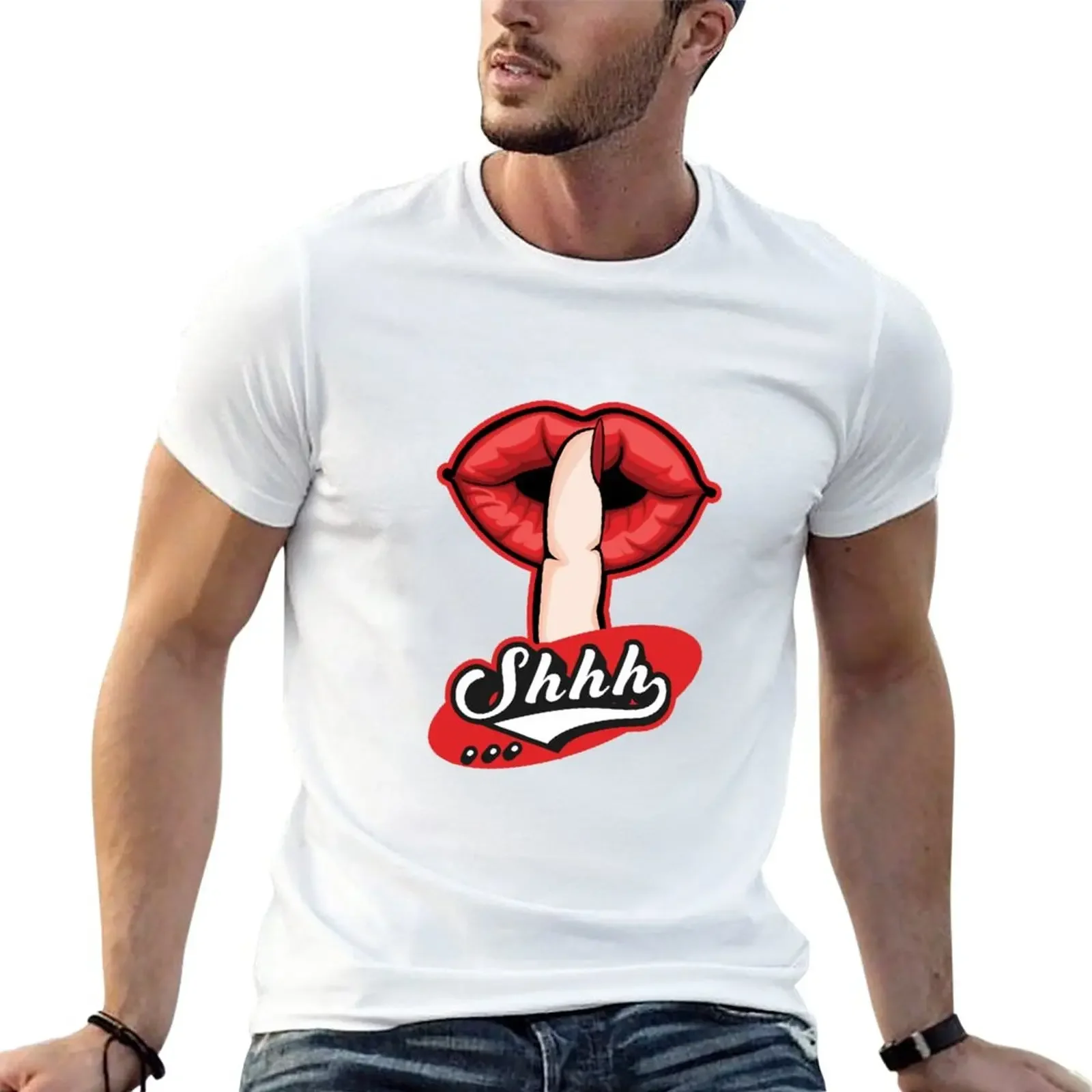 

shhh-silent-hand-sign-camiseta-plantilla-diseno-camiseta T-Shirt kawaii clothes quick-drying quick drying clothes for men