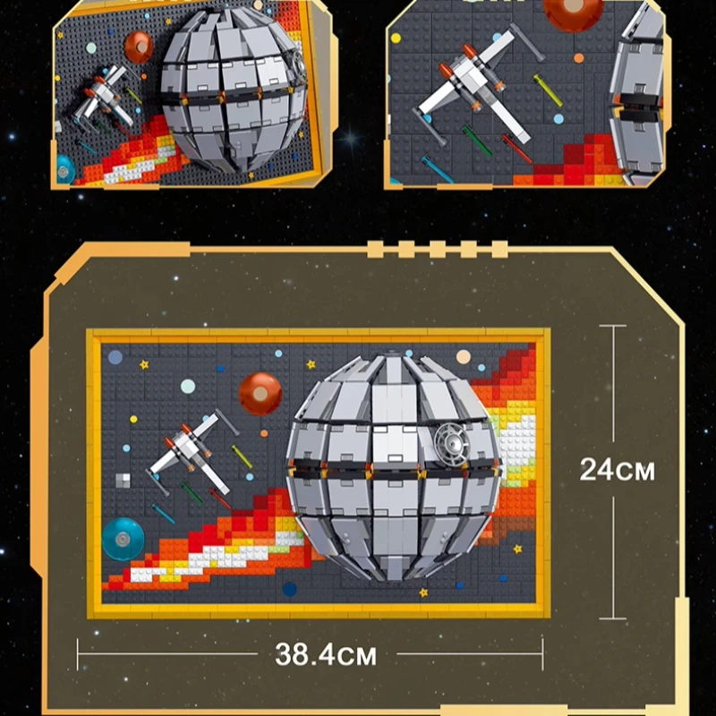 Forgotten Star Building Blocks Creative Hand-assembled Simulation Planet Toy Desktop Ornament Collection Model Birthday Gift #4