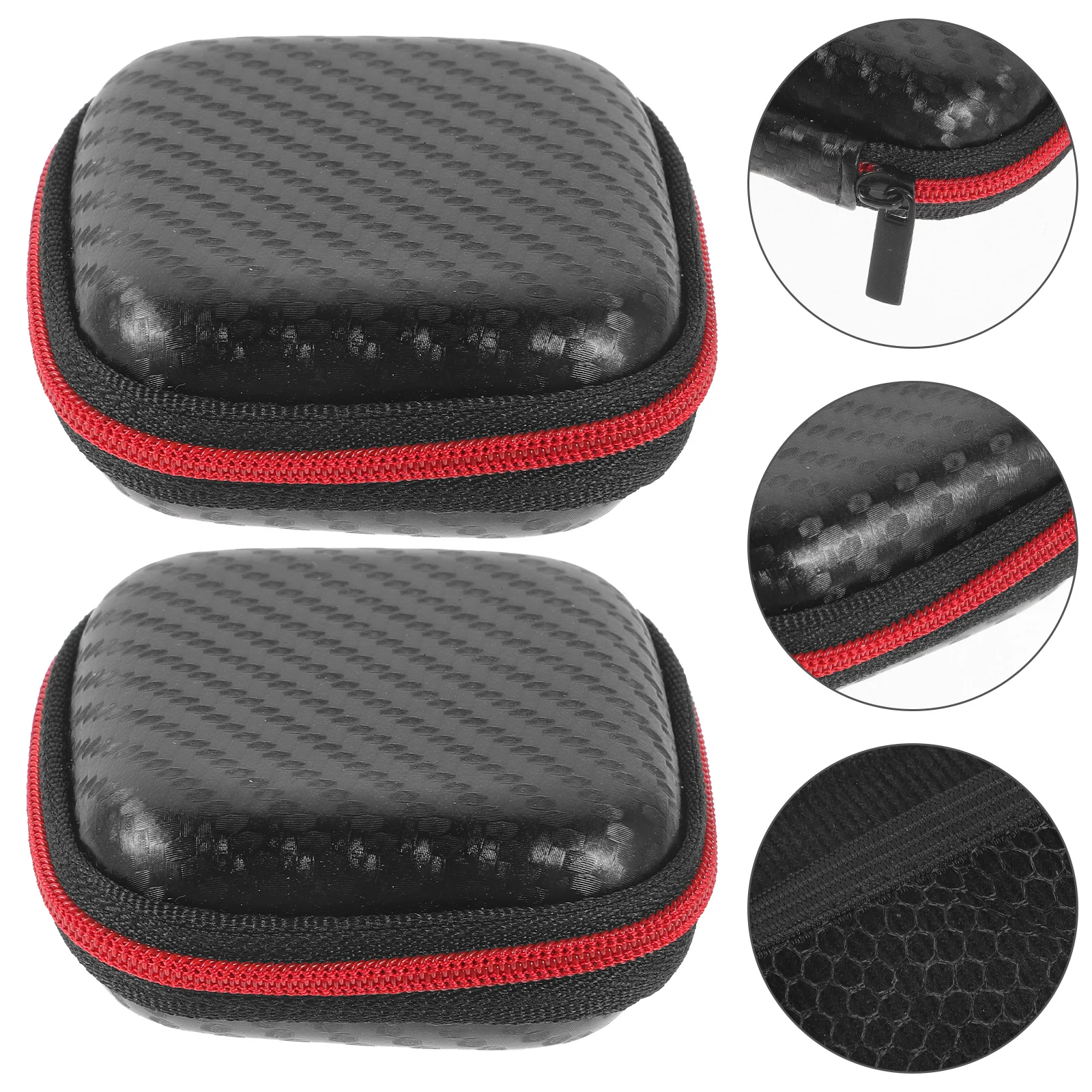 

2 Pcs Headphone Storage Earphone Cases Carrying Small Eva Material Headset