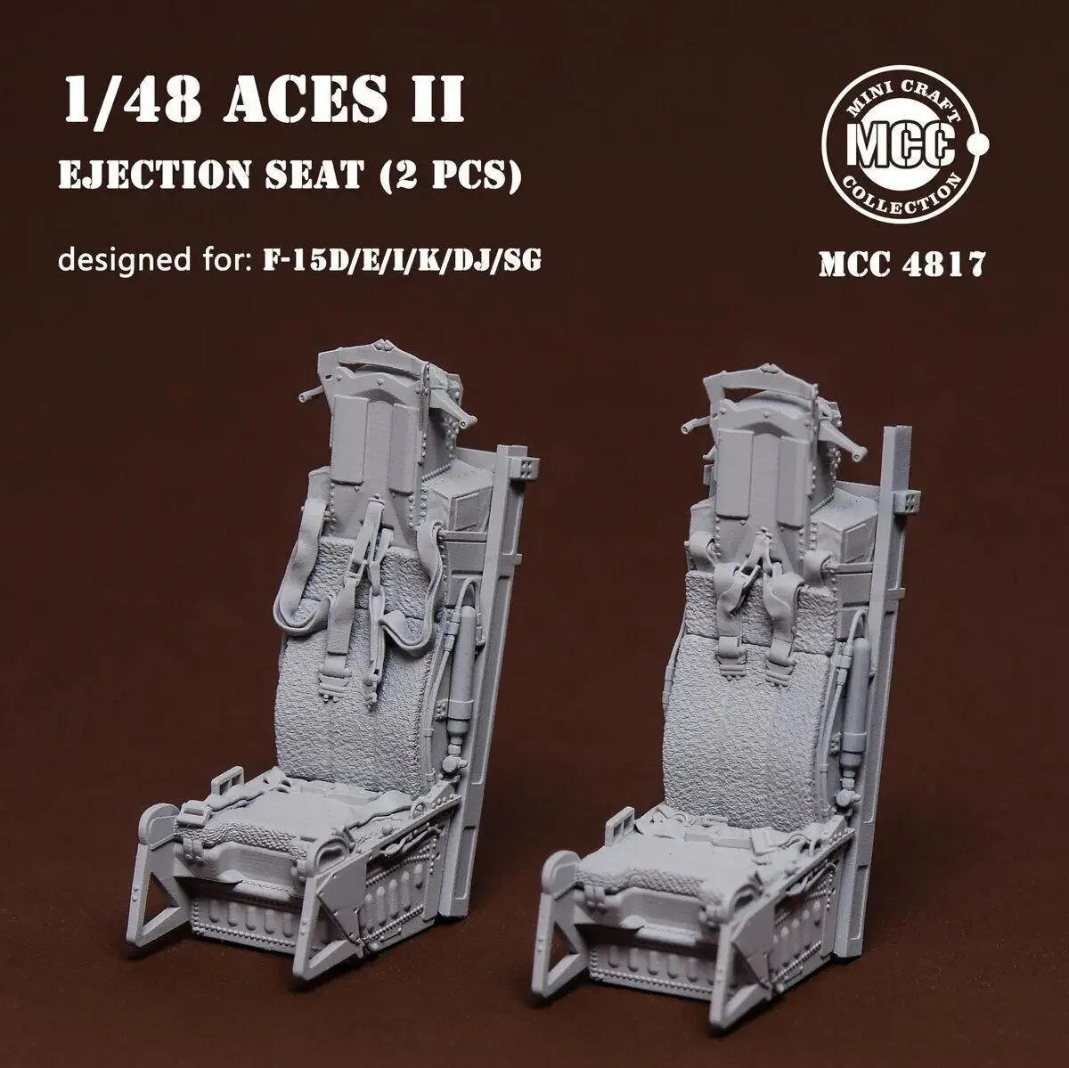 MCC 4817 1/48 ACES II 배출 시트, F-15D, E, I, K, DJ, SG, 3D 인쇄 부품, 2 개